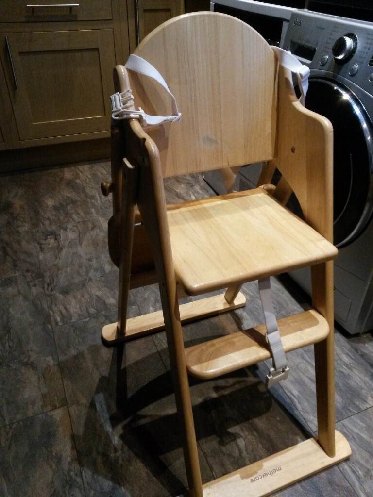 mamas and papas wooden high chair